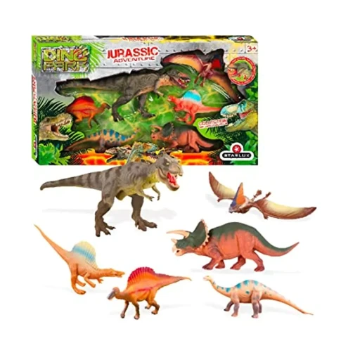 Veľká sada Dinosaury - Jurské dobrodružstvo, 6 ks